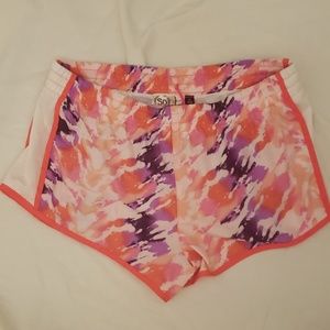 Tye dye running shorts